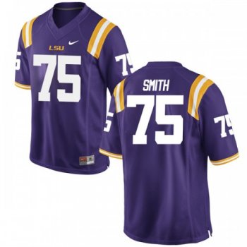 Men's Nike Michael Smith LSU Tigers Game Purple Football College Jersey