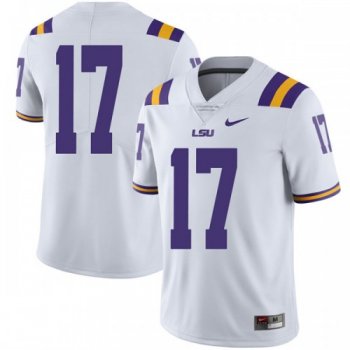 Men's Nike Racey McMath LSU Tigers Limited White Football College Jersey