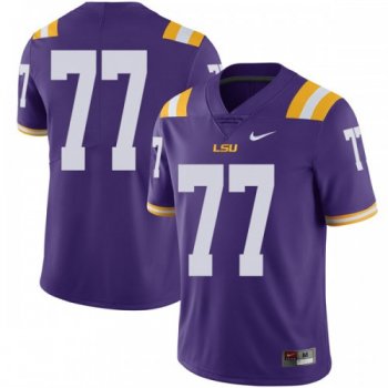 Men's Nike Saahdiq Charles LSU Tigers Limited Purple Football College Jersey