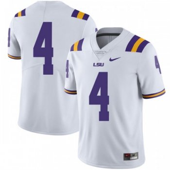 Men's Nike Skylar Mays LSU Tigers Limited White Football College Jersey