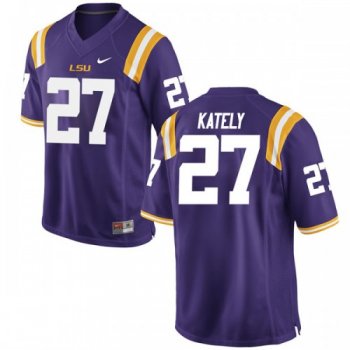 Men's Nike Treven Kately LSU Tigers Replica Purple Football College Jersey