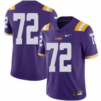 Men's Nike Tyler Shelvin LSU Tigers Limited Purple Football College Jersey