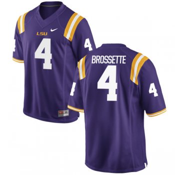 Men's Nike Nick Brossette LSU Tigers Authentic Purple Football Jersey