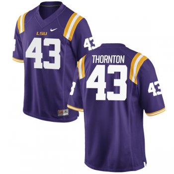 Men's Nike Ray Thornton LSU Tigers Replica Purple Football Jersey