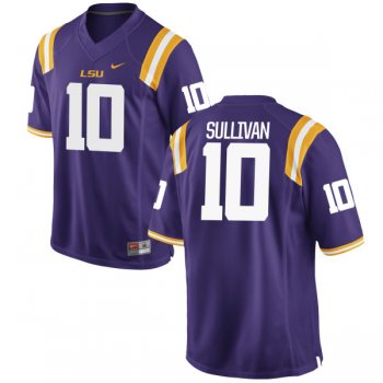 Men's Nike Stephen Sullivan LSU Tigers Replica Purple Football Jersey