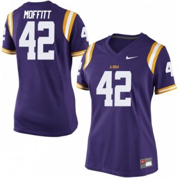 Women's Nike Aaron Moffitt LSU Tigers Game Purple Football College Jersey