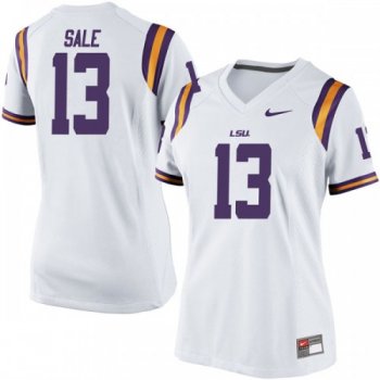 Women's Nike Andre Sale LSU Tigers Game White Football College Jersey