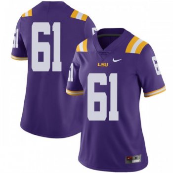 Women's Nike Cameron Wire LSU Tigers Limited Purple Football College Jersey