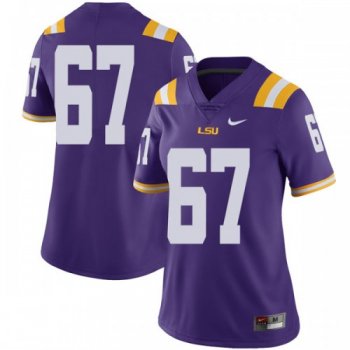 Women's Nike Cole Smith LSU Tigers Limited Purple Football College Jersey