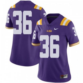 Women's Nike Cole Tracy LSU Tigers Limited Purple Football College Jersey