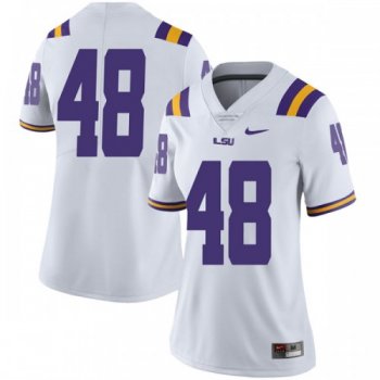 Women's Nike Dantrieze Scott LSU Tigers Limited White Football College Jersey