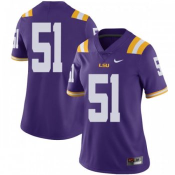 Women's Nike Dare Rosenthal LSU Tigers Limited Purple Football College Jersey