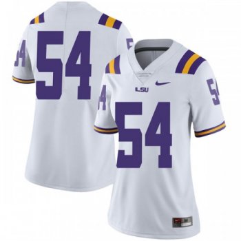 Women's Nike Davin Cotton LSU Tigers Limited White Football College Jersey