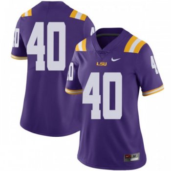 Women's Nike Devin White LSU Tigers Limited Purple Football College Jersey