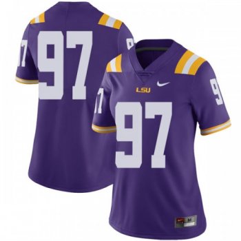 Women's Nike Glen Logan LSU Tigers Limited Purple Football College Jersey