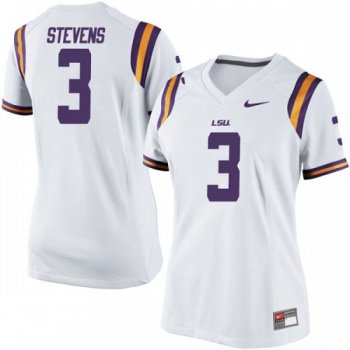 Women's Nike JaCoby Stevens LSU Tigers Game White Football College Jersey