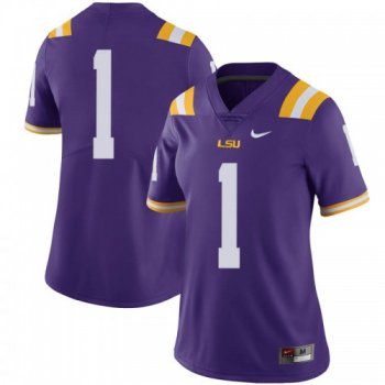 Women's Nike Jamarr Chase LSU Tigers Limited Purple Football College Jersey