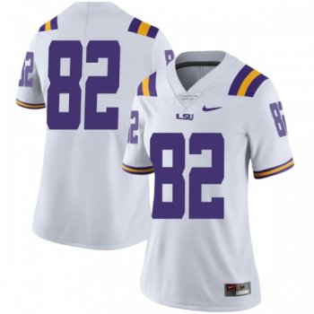 Women's Nike Kenan Jones LSU Tigers Limited White Football College Jersey