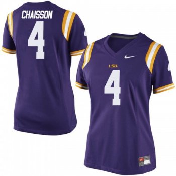 Women's Nike Klavon Chaisson LSU Tigers Game Purple Football College Jersey