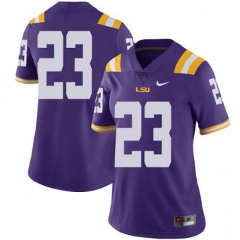 Women's Nike Micah Baskerville LSU Tigers Limited Purple Football College Jersey