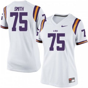 Women's Nike Michael Smith LSU Tigers Game White Football College Jersey