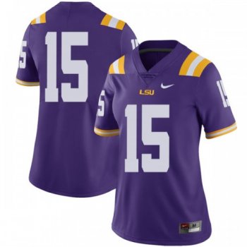 Women's Nike Myles Brennan LSU Tigers Limited Purple Football College Jersey