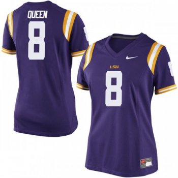 Women's Nike Patrick Queen LSU Tigers Game Purple Football College Jersey