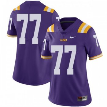 Women's Nike Saahdiq Charles LSU Tigers Limited Purple Football College Jersey