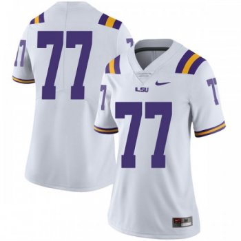 Women's Nike Saahdiq Charles LSU Tigers Limited White Football College Jersey