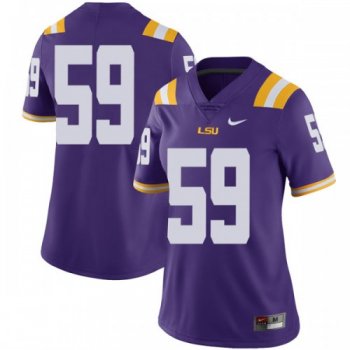 Women's Nike Seth Newsome LSU Tigers Limited Purple Football College Jersey