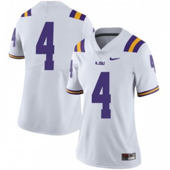 Women's Nike Skylar Mays LSU Tigers Limited White Football College Jersey