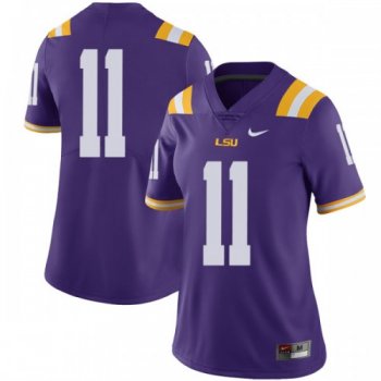 Women's Nike Terrence Alexander LSU Tigers Limited Purple Football College Jersey