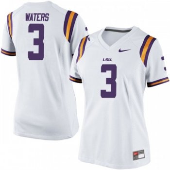 Women's Nike Tremont Waters LSU Tigers Game White Football College Jersey