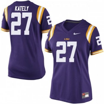 Women's Nike Treven Kately LSU Tigers Game Purple Football College Jersey