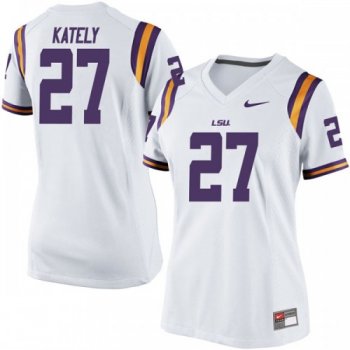 Women's Nike Treven Kately LSU Tigers Game White Football College Jersey