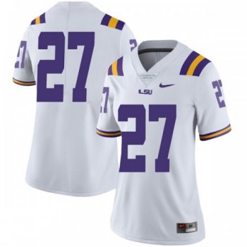 Women's Nike Treven Kately LSU Tigers Limited White Football College Jersey