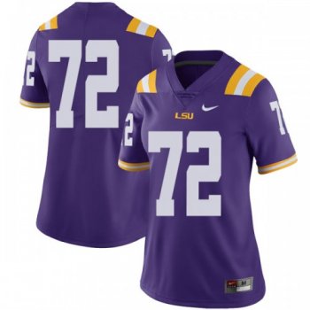 Women's Nike Tyler Shelvin LSU Tigers Limited Purple Football College Jersey