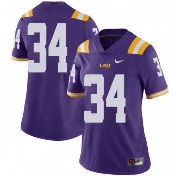 Women's Nike Zach Sheffer LSU Tigers Limited Purple Football College Jersey