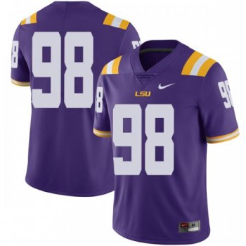 Youth Nike Dominic Livingston LSU Tigers Limited Purple Football College Jersey