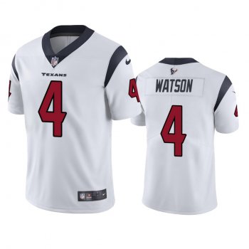 Houston Texans #4 Deshaun Watson White Vapor Untouchable Limited Jersey - Men's