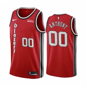 Carmelo Anthony Portland Trail Blazers #00 2019-20 Classic Edition Men's Jersey - Red