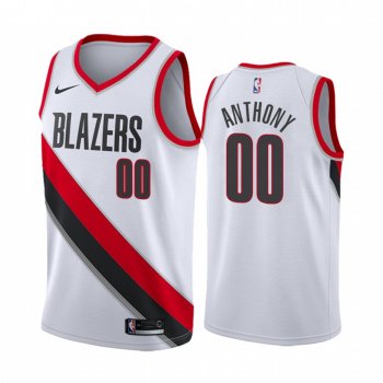 Carmelo Anthony Portland Trail Blazers #00 2019-20 Association Edition Men's Jersey - White