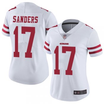 Women's San Francisco 49ers #17 Emmanuel Sanders White Stitched Football Vapor Untouchable Limited Jersey