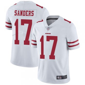 Men's San Francisco 49ers #17 Emmanuel Sanders White Stitched Football Vapor Untouchable Limited Jersey