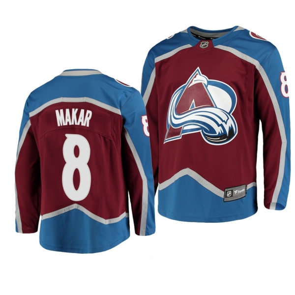 Burgundy Home Breakaway Player Jersey Colorado Avalanche #8 Cale Makar