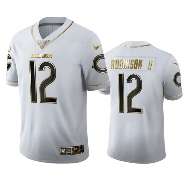 Allen Robinson II Bears White 100th Season Golden Edition Jersey