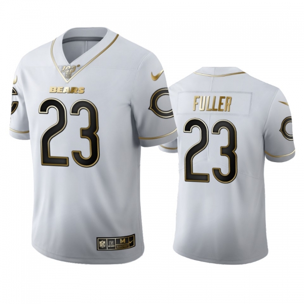 Kyle Fuller Bears White 100th Season Golden Edition Jersey