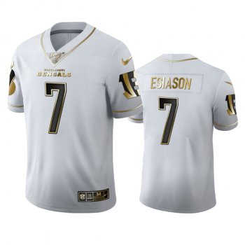 Boomer Esiason Bengals White 100th Season Golden Edition Jersey