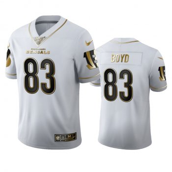 Tyler Boyd Bengals White 100th Season Golden Edition Jersey