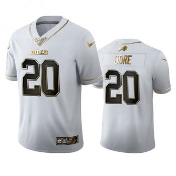 Frank Gore Bills White 100th Season Golden Edition Jersey